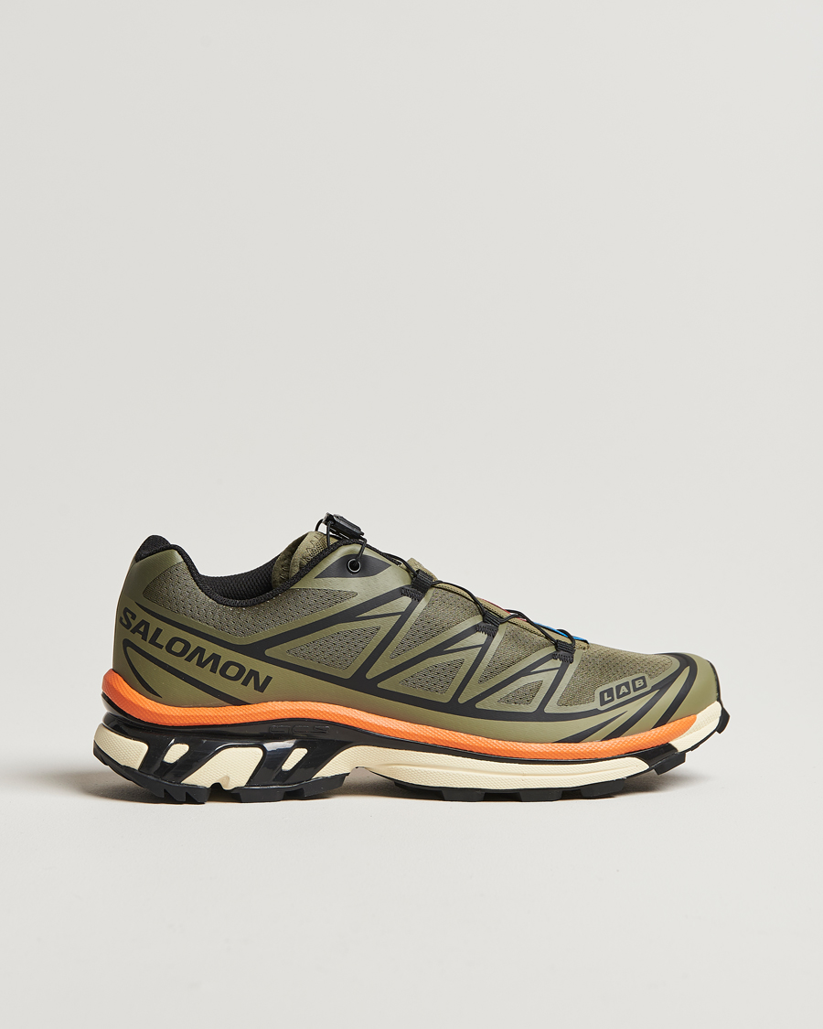 Herren | Salomon XT-6 Sneakers Deep Green Lichen/Black | Salomon | XT-6 Sneakers Deep Green Lichen/Black