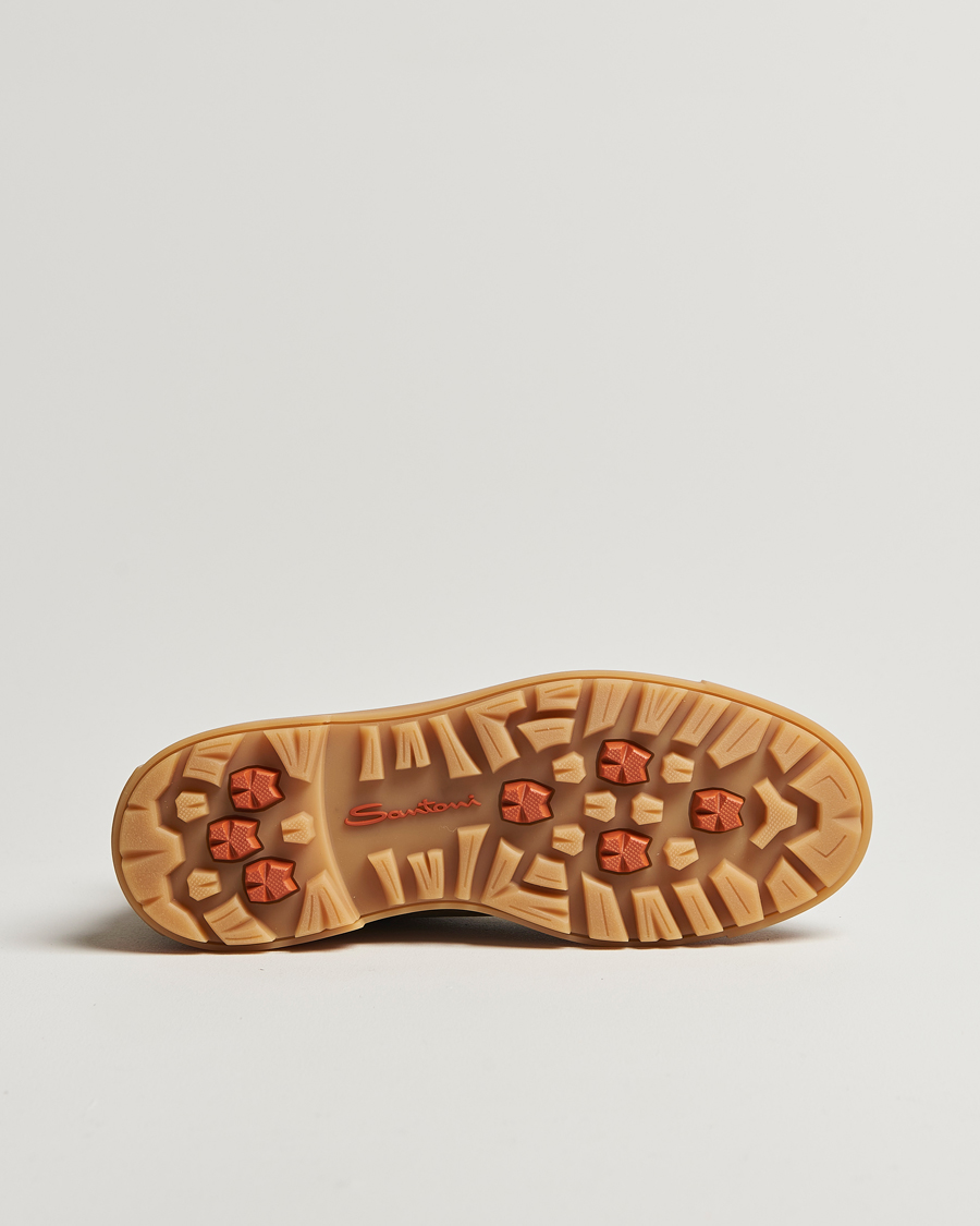 Herren | Santoni St Moritz Winter Boot Brown Nubuck | Santoni | St Moritz Winter Boot Brown Nubuck