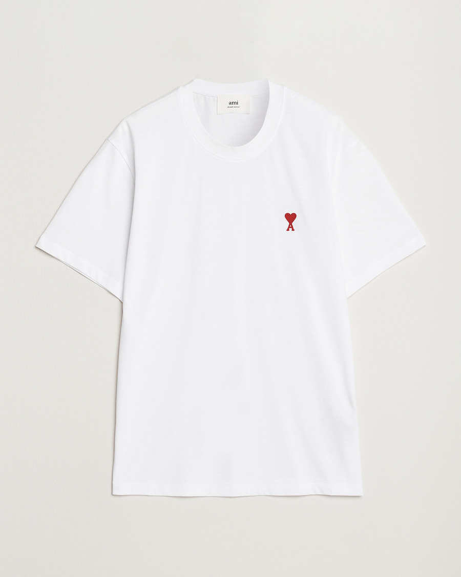 Herren | T-Shirts | AMI | Heart Logo T-Shirt White