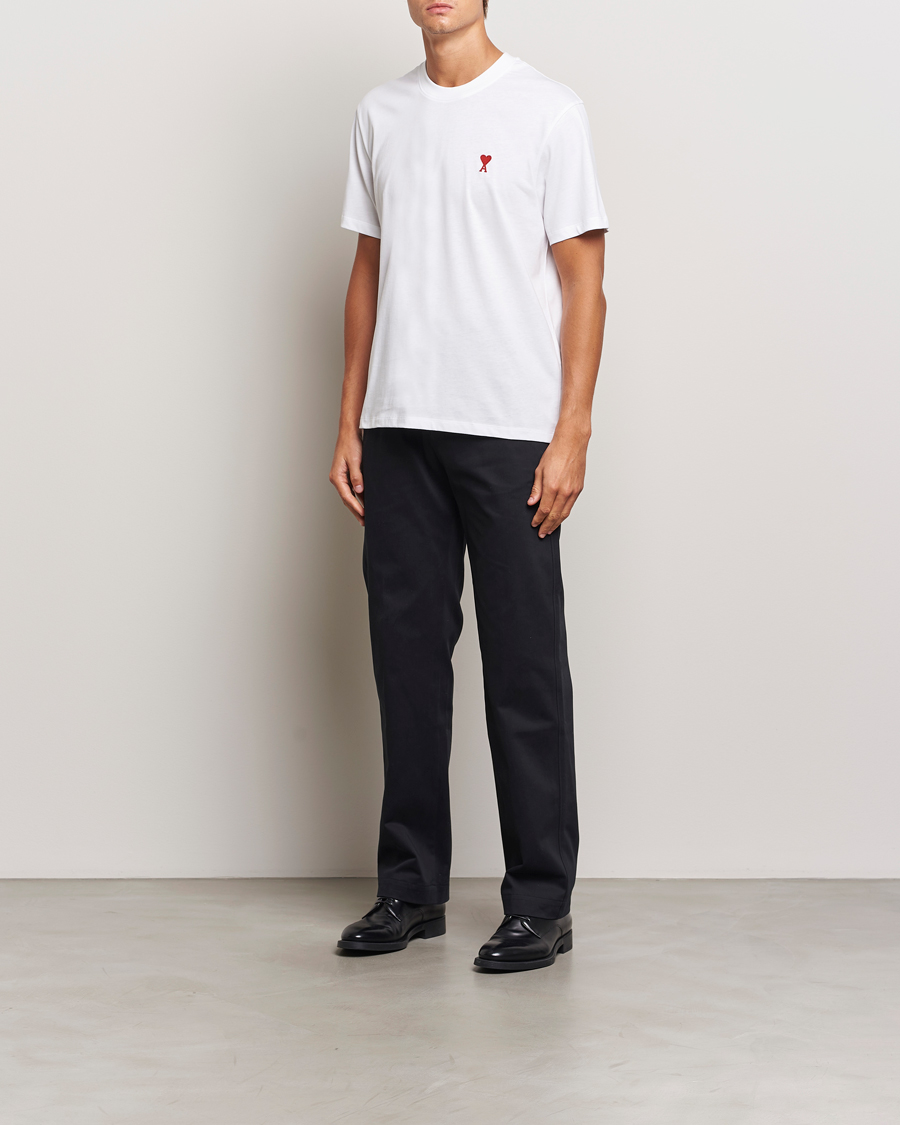 Herren | T-Shirts | AMI | Heart Logo T-Shirt White