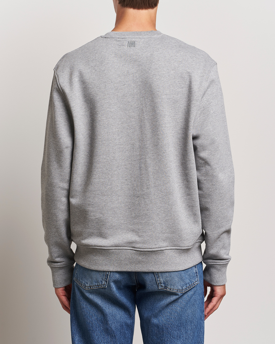 Herren | Pullover | AMI | Heart Logo Sweatshirt Heather Grey