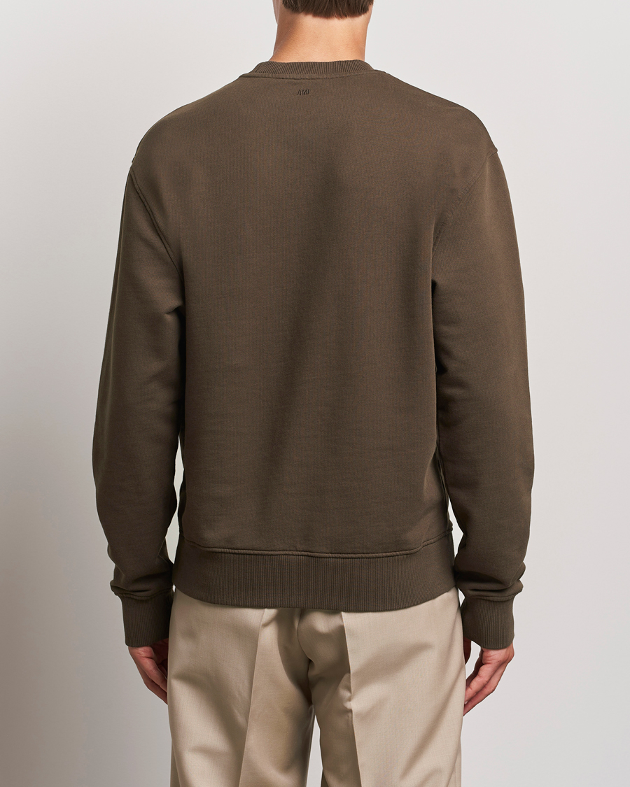 Herren | Pullover | AMI | Heart Logo Sweatshirt Dark Coffee