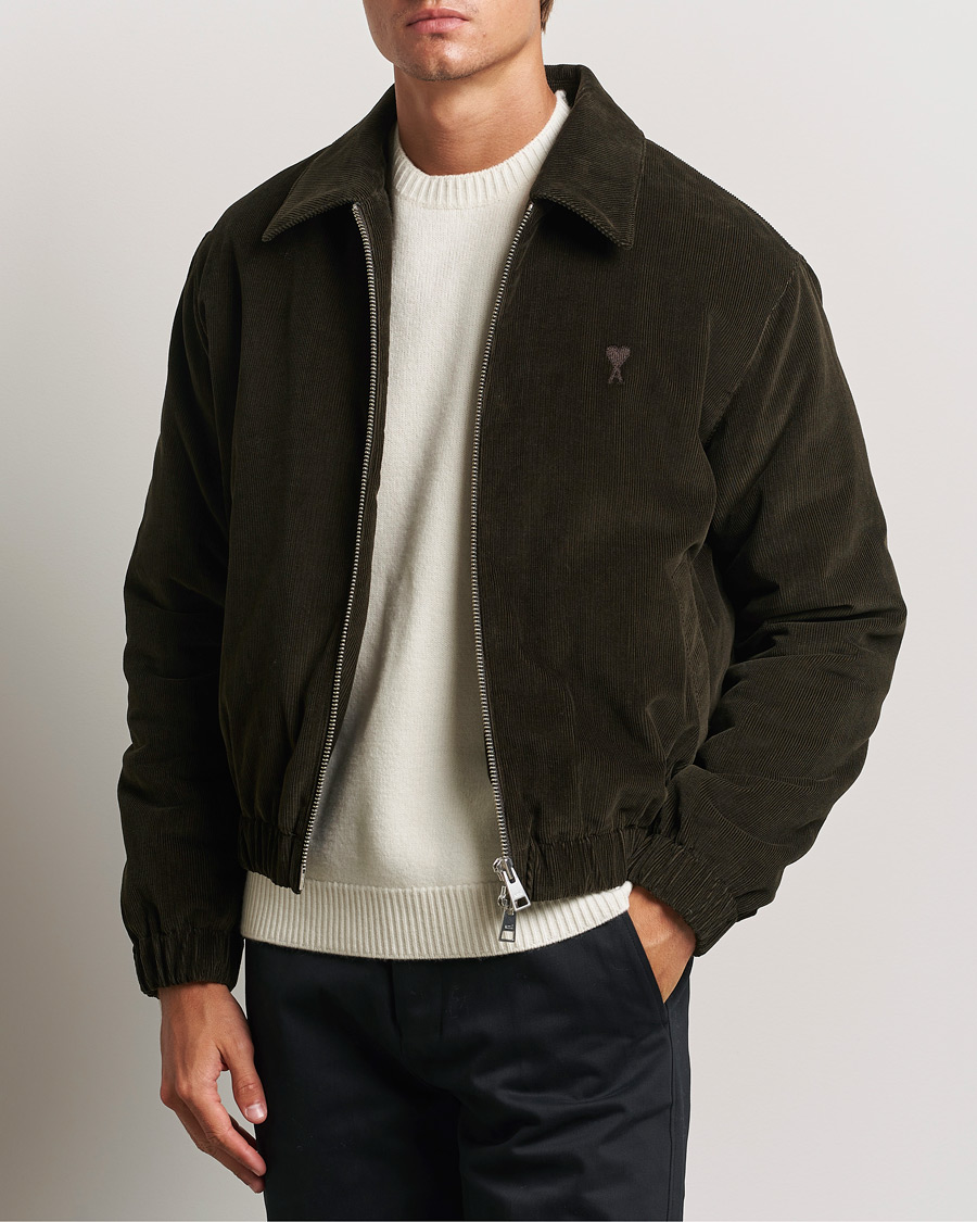 Herren | Jacken | AMI | Light Padded Corduroy Jacket Dark Coffee