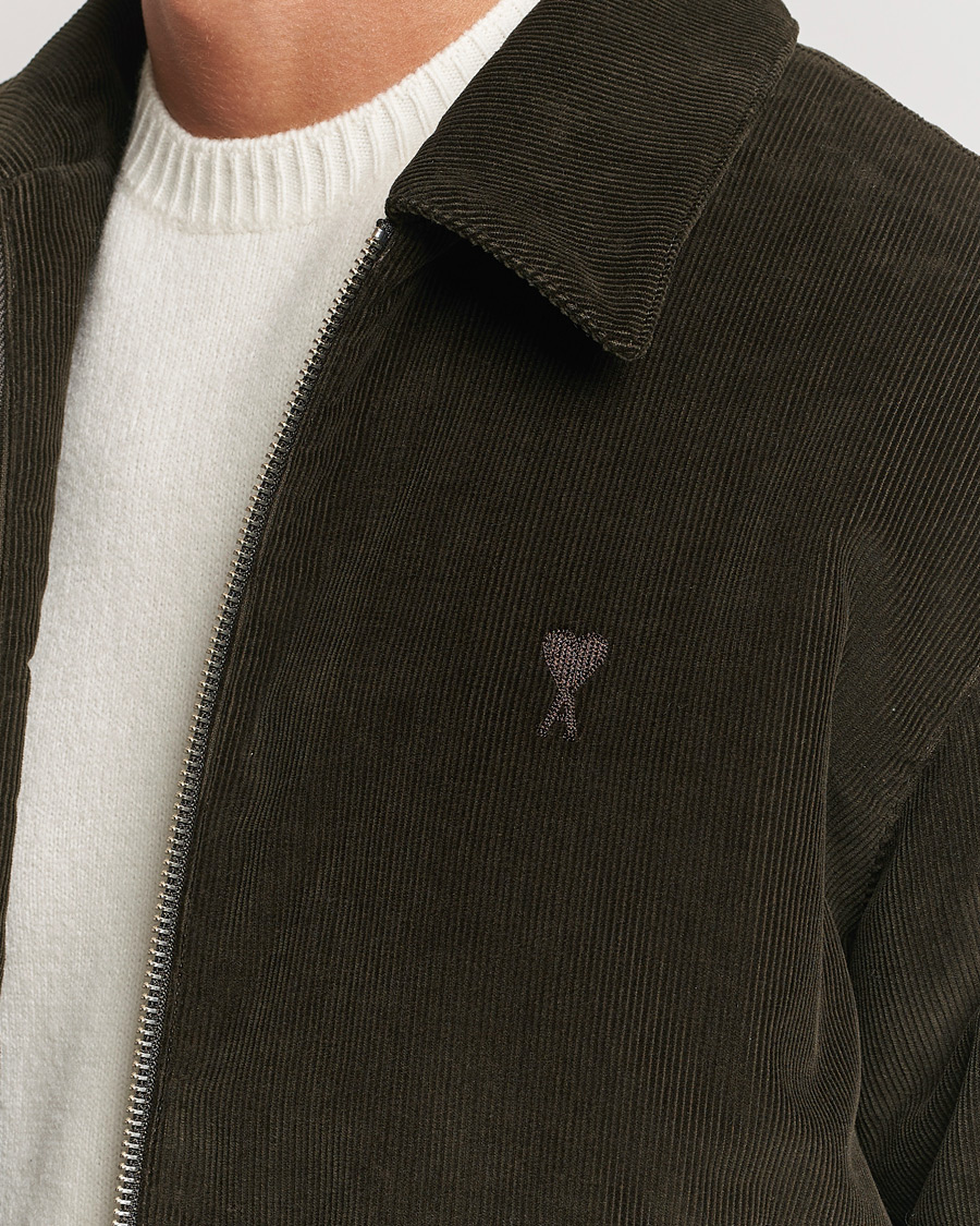 Herren | Jacken | AMI | Light Padded Corduroy Jacket Dark Coffee