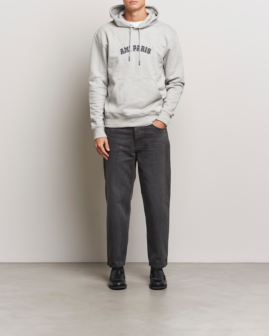 Herren | Jeans | AMI | Tapered Fit Jeans Washed Black