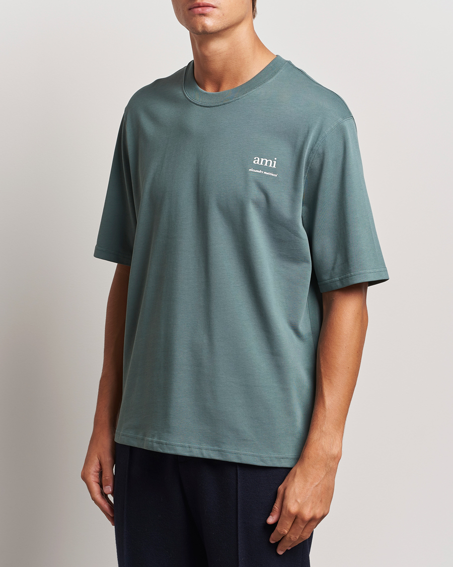 Herren | T-Shirts | AMI | Logo T-Shirt Antique Clay