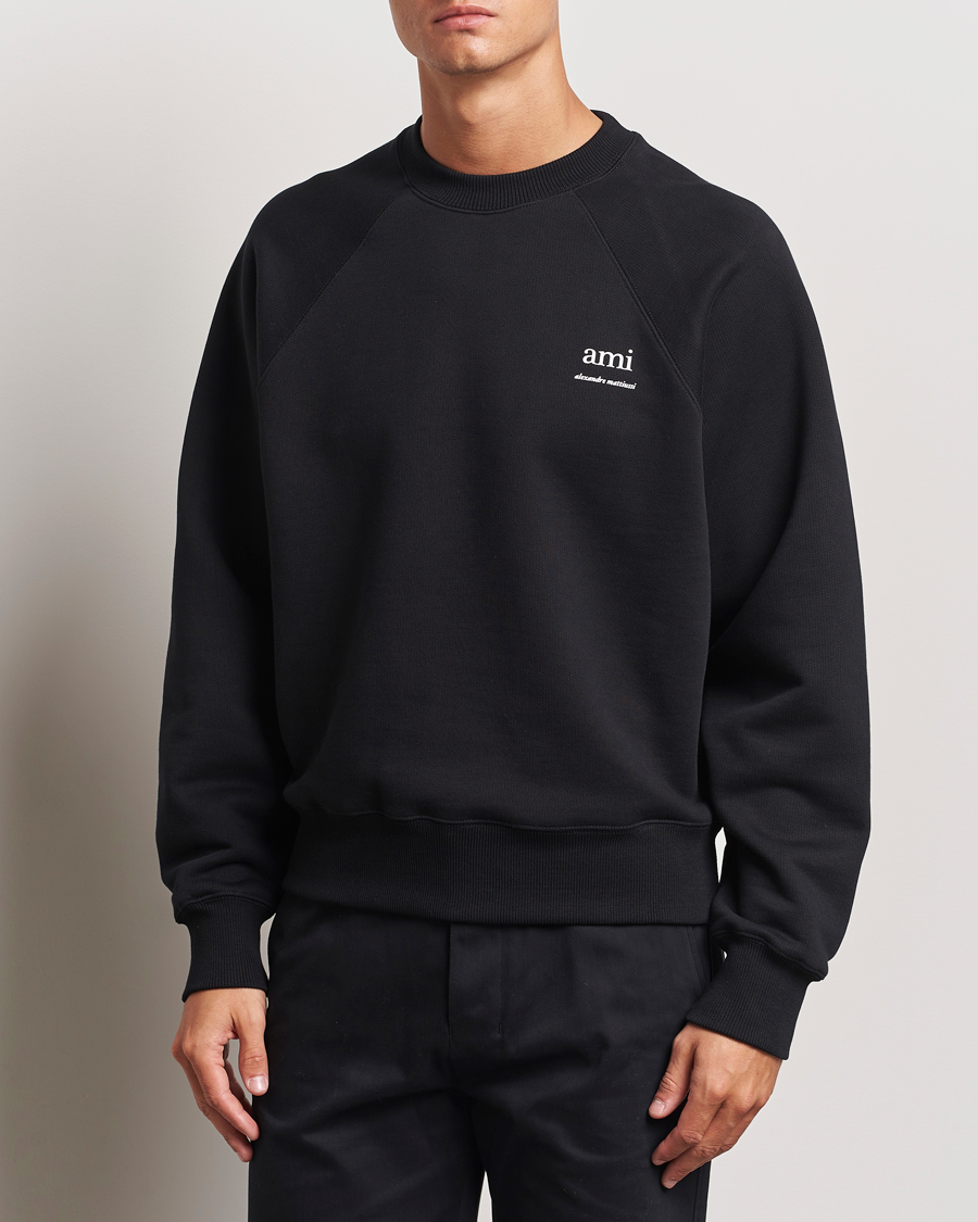 Herren | Pullover | AMI | Logo Sweatshirt Black