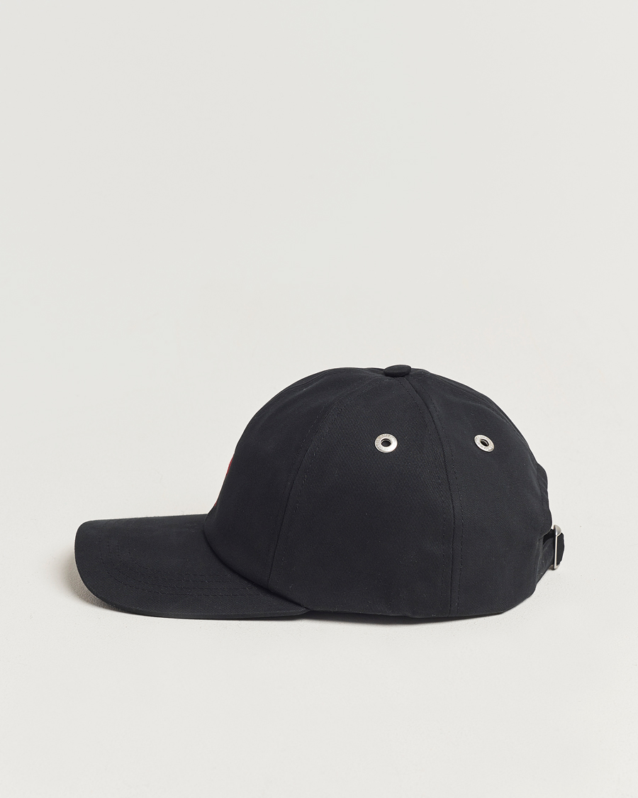 Herren | AMI Heart Logo Cap Black | AMI | Heart Logo Cap Black