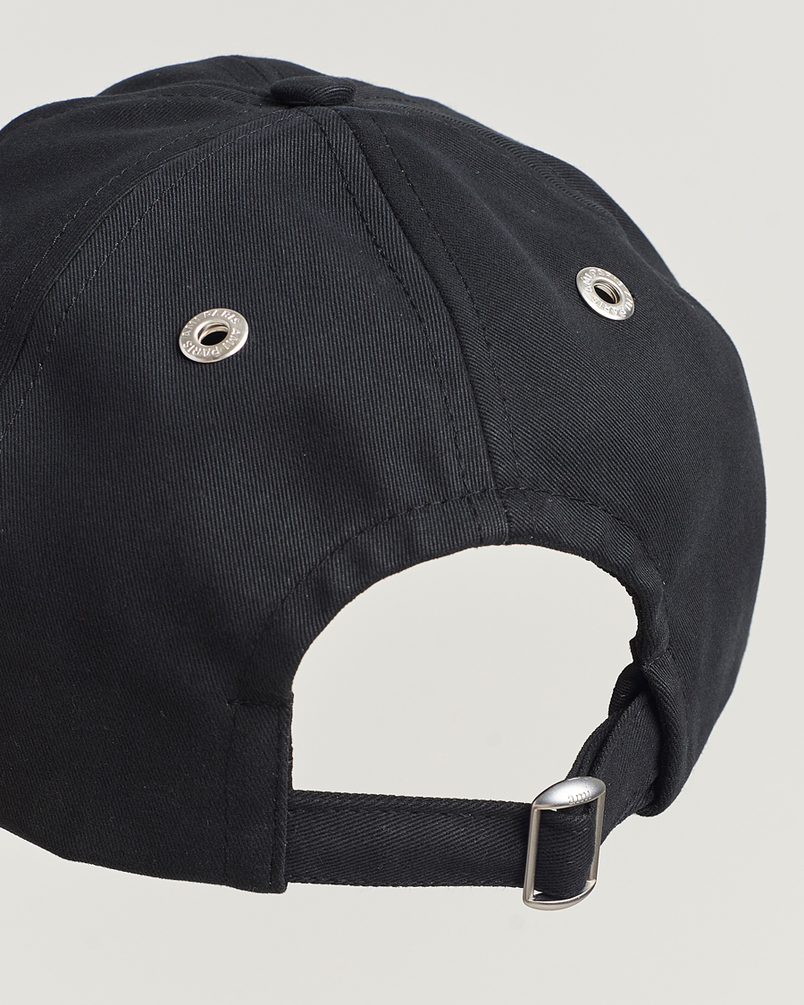 Herren | AMI Heart Logo Cap Black | AMI | Heart Logo Cap Black