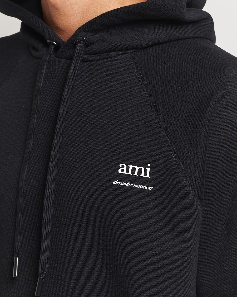 Herren | Pullover | AMI | Logo Hoodie Black