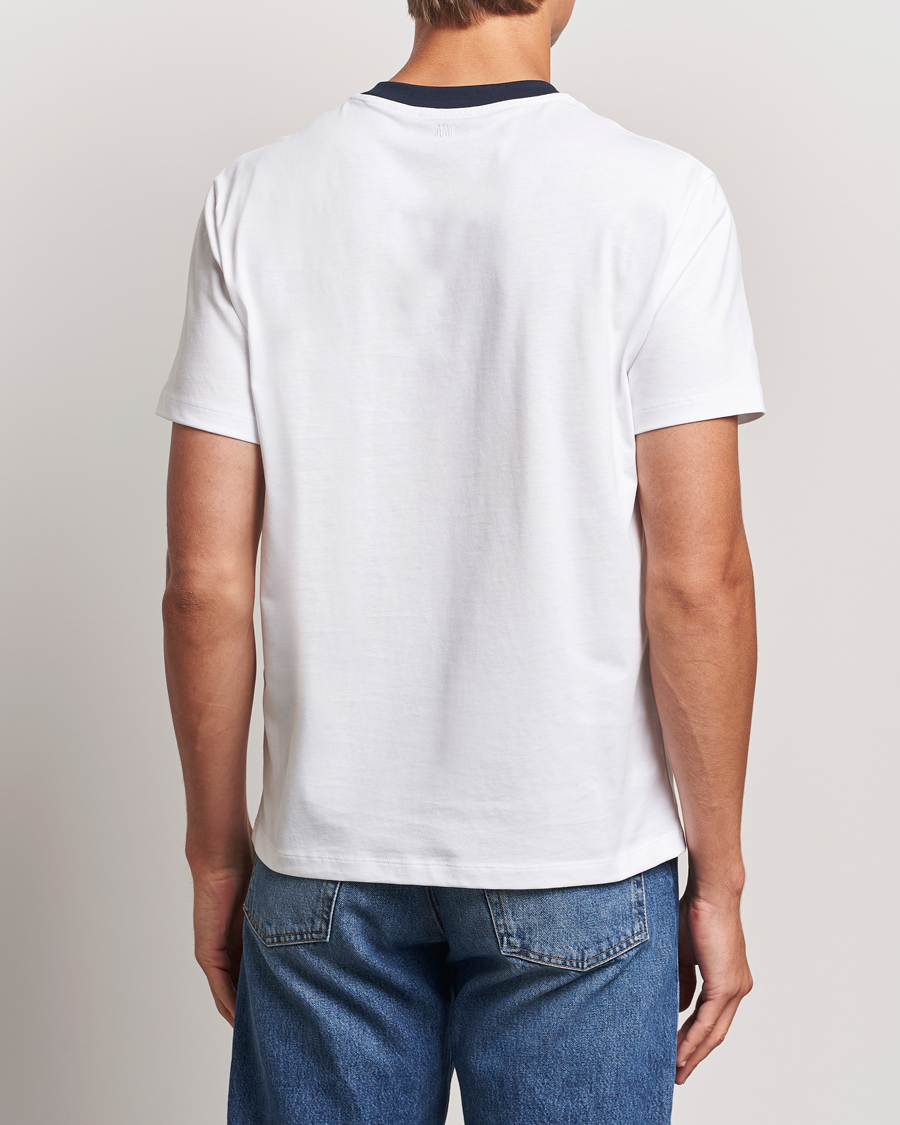 Herren | T-Shirts | AMI | Paris Logo T-Shirt White