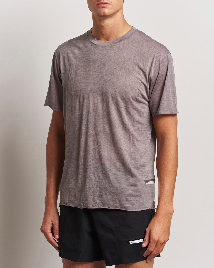 Herren | T-Shirts | Satisfy | CloudMerino T-Shirt Sun Bleached Fallen Rock