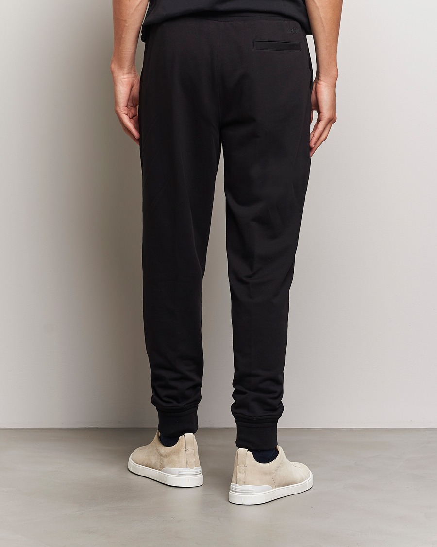 Herren | Hosen | Zegna | Cotton Stretch Drawstring Pants Black