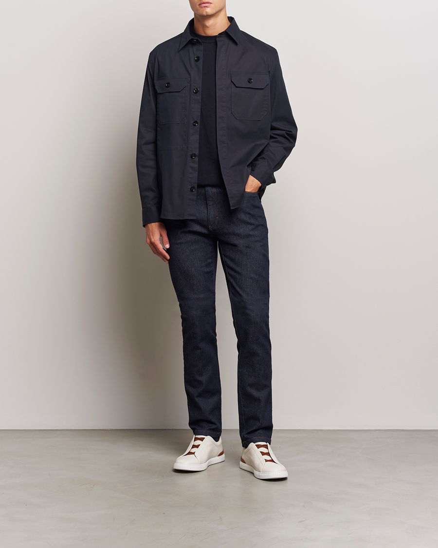 Herren | Jeans | Zegna | 5-Pocket Denim Jeans Dark Rinse