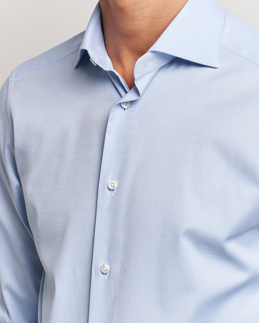 Herren | Hemden | Zegna | Slim Fit Oxford Dress Shirt Light Blue