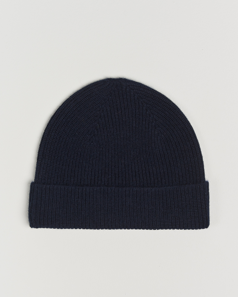 Herren | Zegna Cashmere Beanie Navy | Zegna | Cashmere Beanie Navy