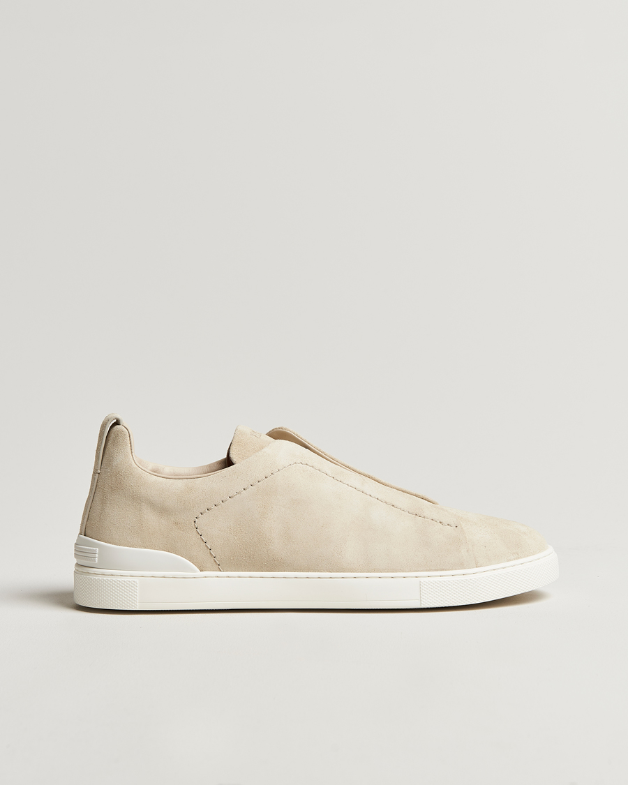 Herren | Zegna Triple Stitch Sneakers Butter Suede | Zegna | Triple Stitch Sneakers Butter Suede