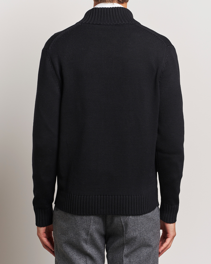 Herren | Pullover | Zanone | Virgin Merino Wool Chioto Cardigan Black