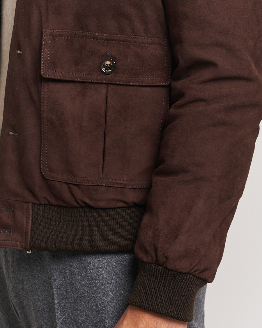 Herren | Jacken | Valstar | Goose Down Valstarino Dark Brown Suede