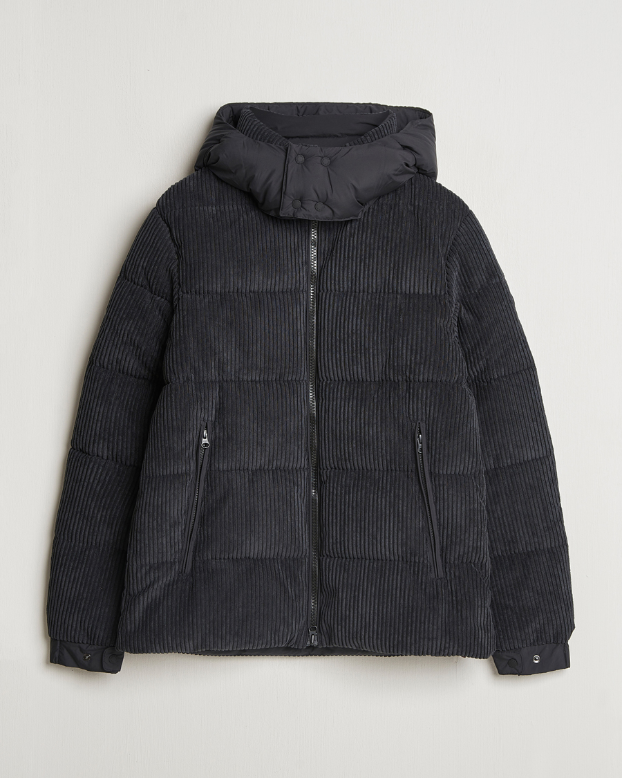 Herren | Jacken | Save The Duck | Albus Cord Padded Puffer Jacket Black