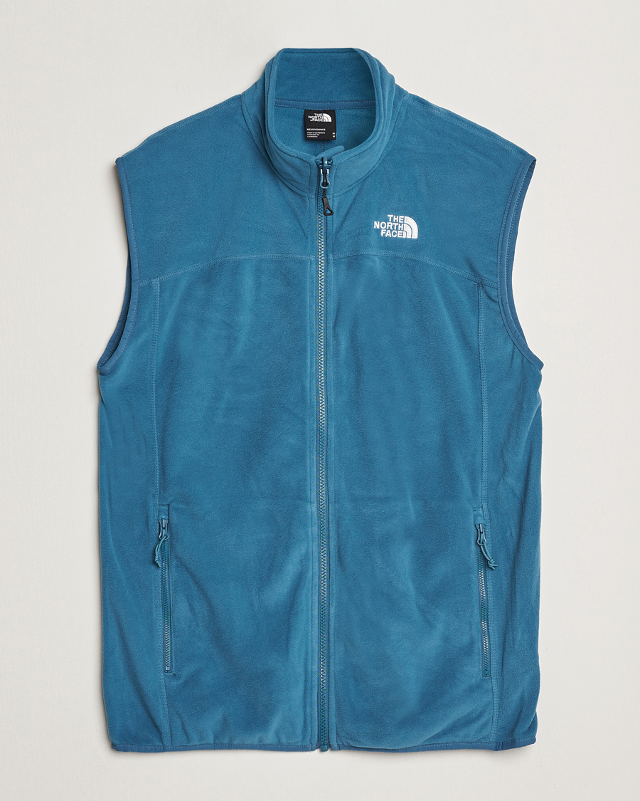 Herren | Westen | The North Face | 100 Glacier Fleece Vest Midnight Petrol