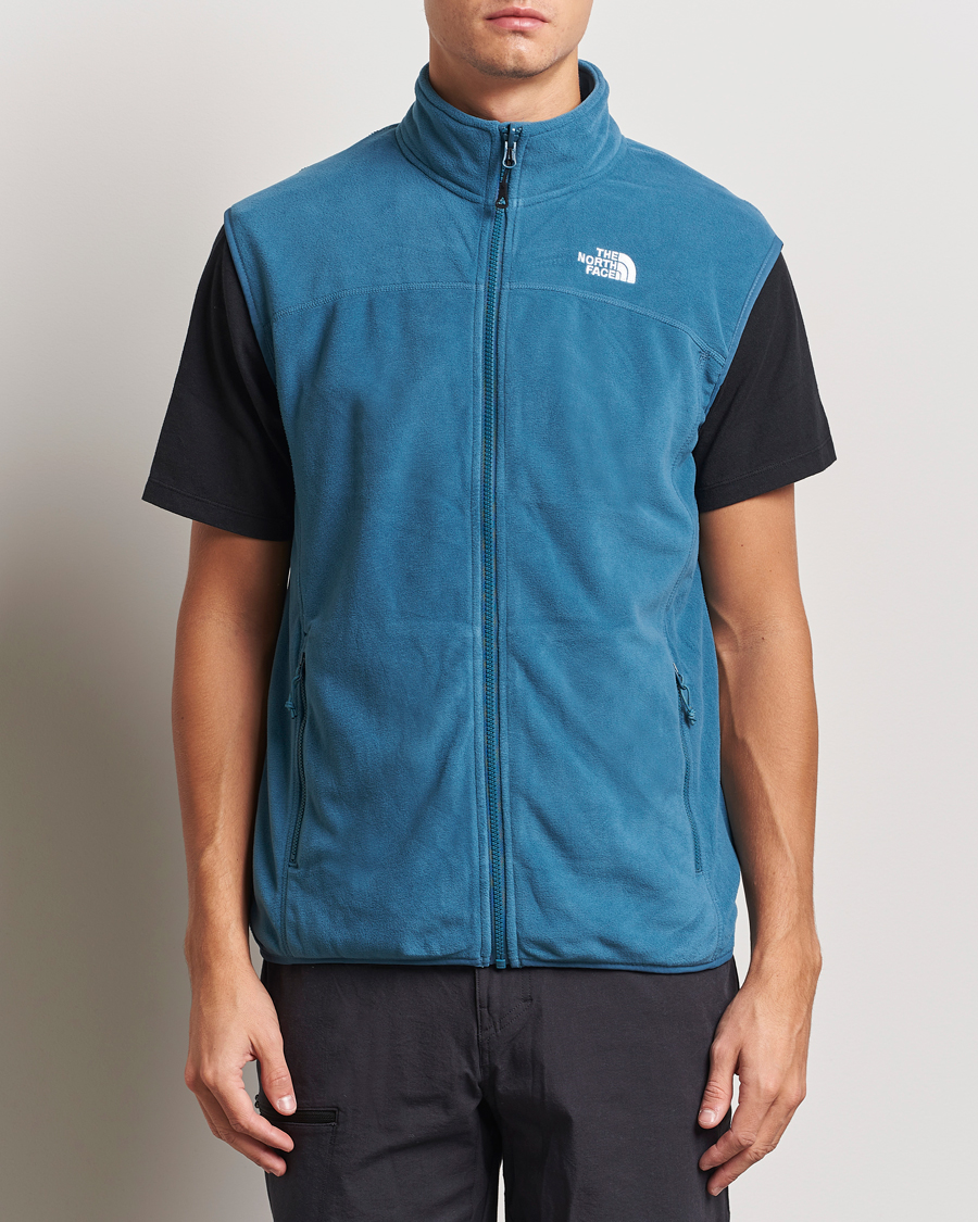 Herren | Westen | The North Face | 100 Glacier Fleece Vest Midnight Petrol