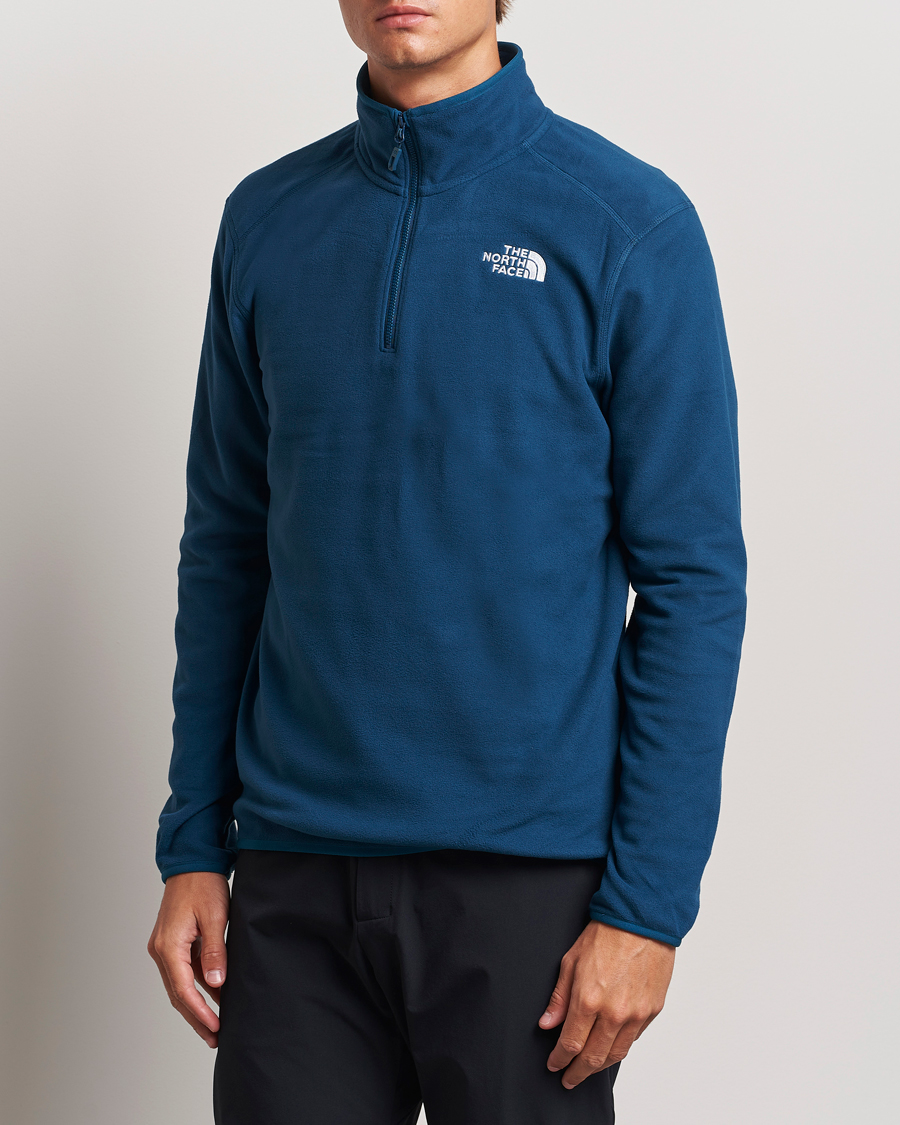Herren | Pullover | The North Face | 100 Glacier Fleece 1/4 Zip Midnight Petrol