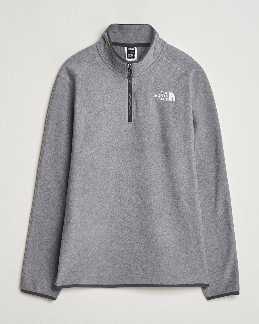 Herren | Pullover | The North Face | 100 Glacier Fleece 1/4 Zip Grey Heather