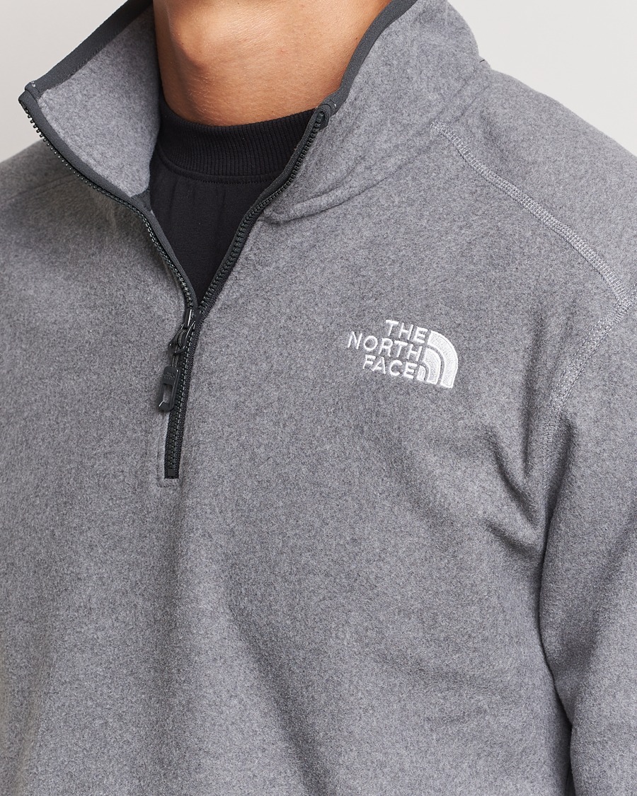 Herren | Pullover | The North Face | 100 Glacier Fleece 1/4 Zip Grey Heather