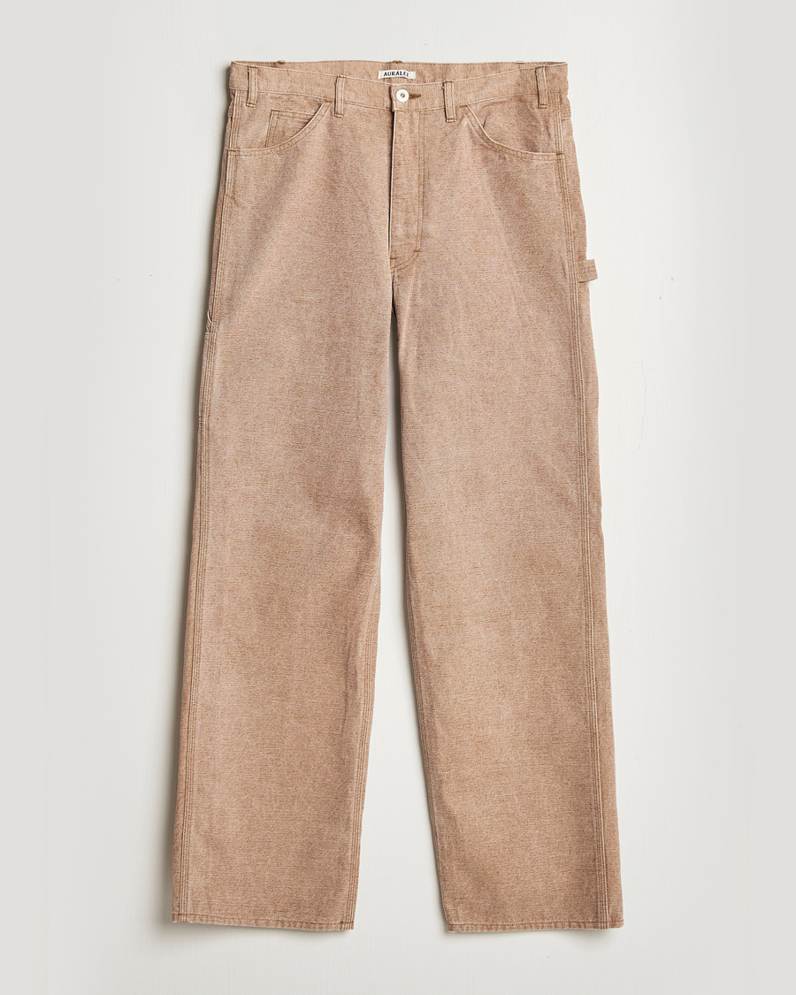 Herren | Hosen | Auralee | Washed Canvas Pants Light Brown