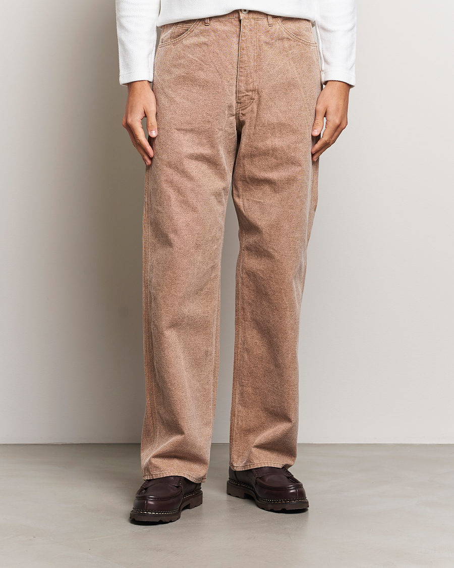Herren | Hosen | Auralee | Washed Canvas Pants Light Brown