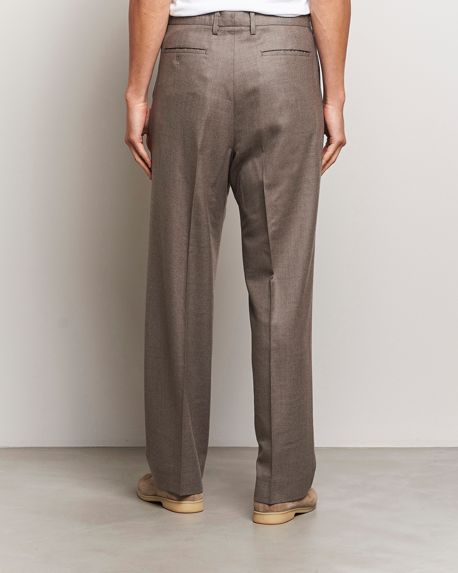 Herren | Hosen | Auralee | Superlight Wool Slacks Top Brown