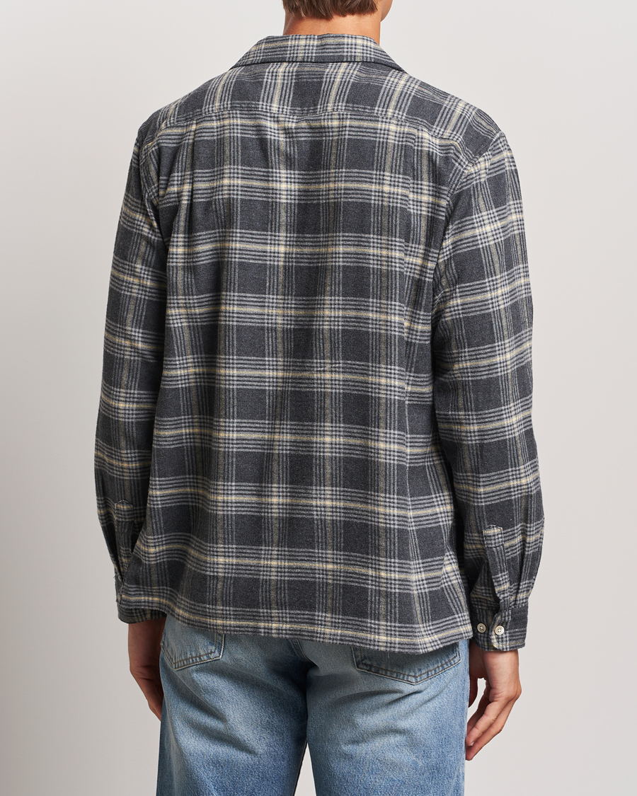 Herren | Hemden | Sunflower | Flannel Pocket Shirt Grey Check