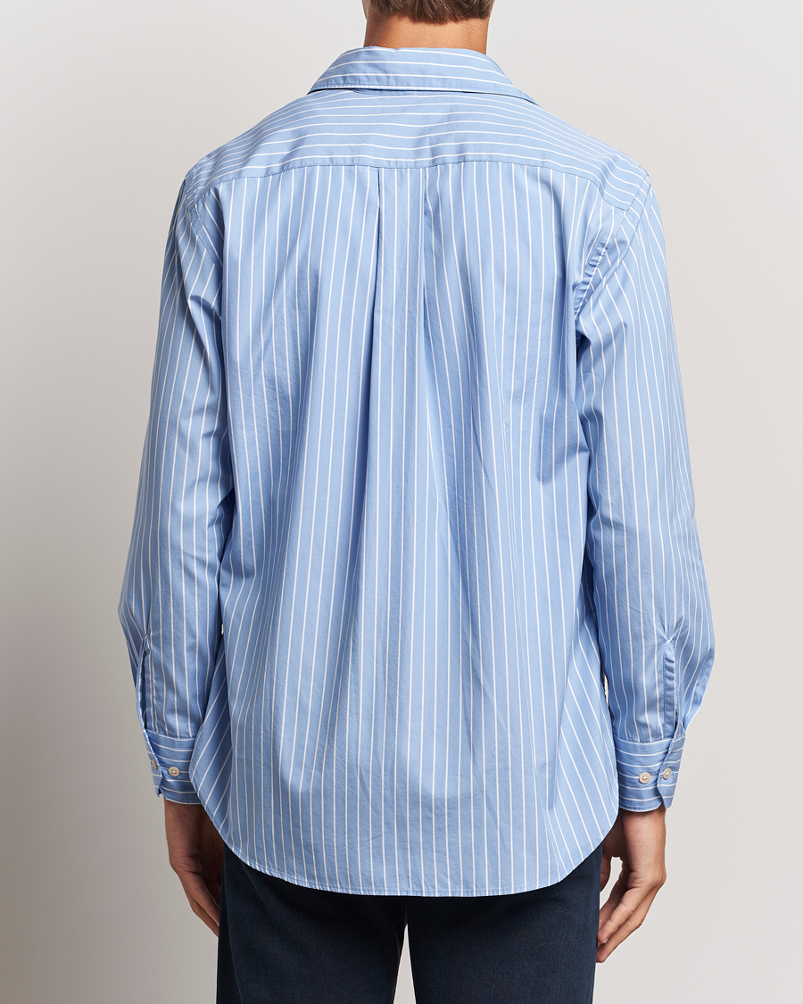 Herren | Hemden | Sunflower | Base Shirt Light Blue Stripe