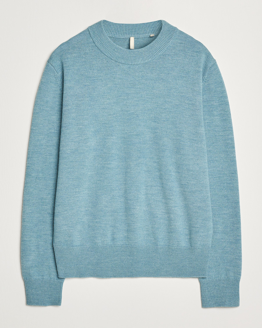 Herren | Pullover | Sunflower | Moon Merino Crewneck Blue