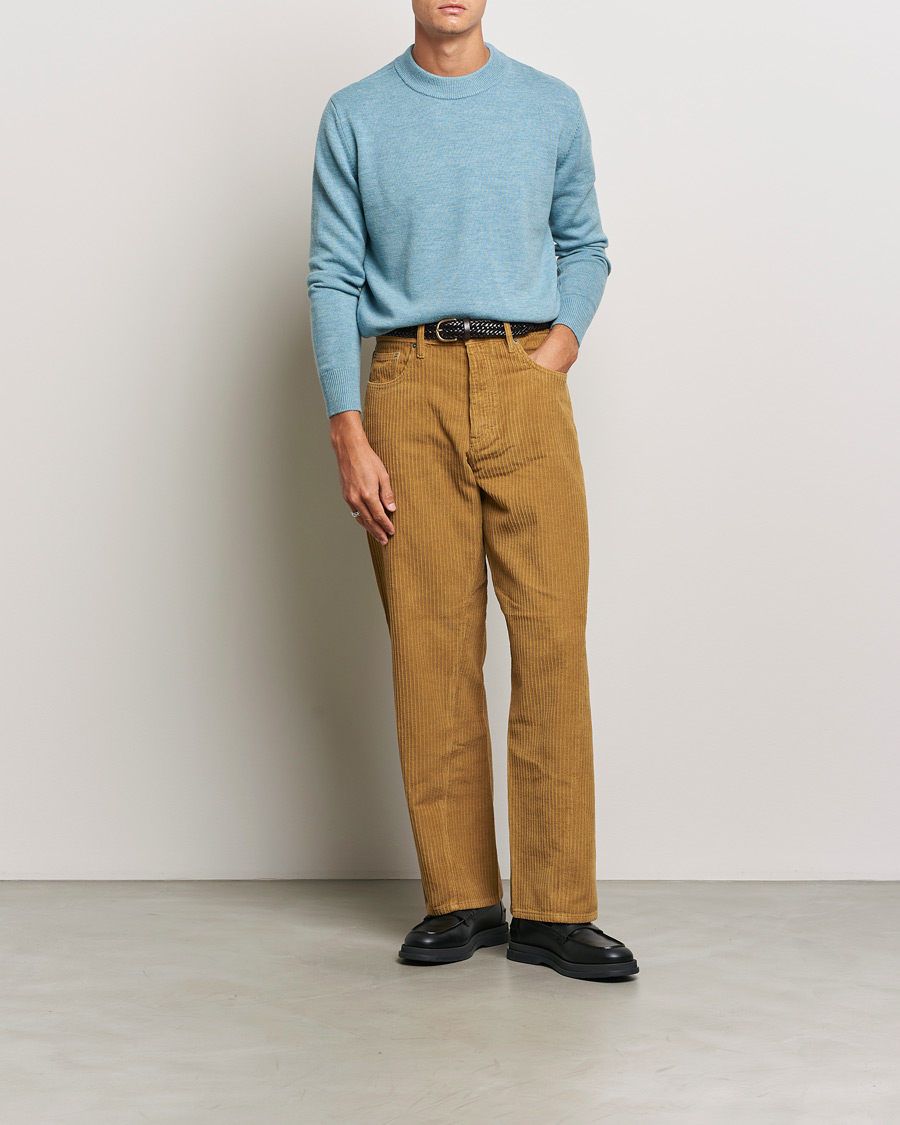 Herren | Pullover | Sunflower | Moon Merino Crewneck Blue