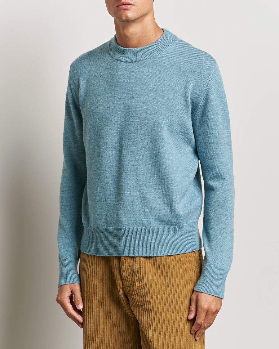 Herren | Pullover | Sunflower | Moon Merino Crewneck Blue