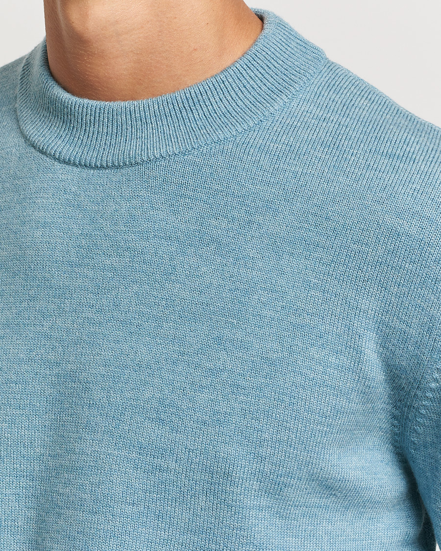Herren | Pullover | Sunflower | Moon Merino Crewneck Blue