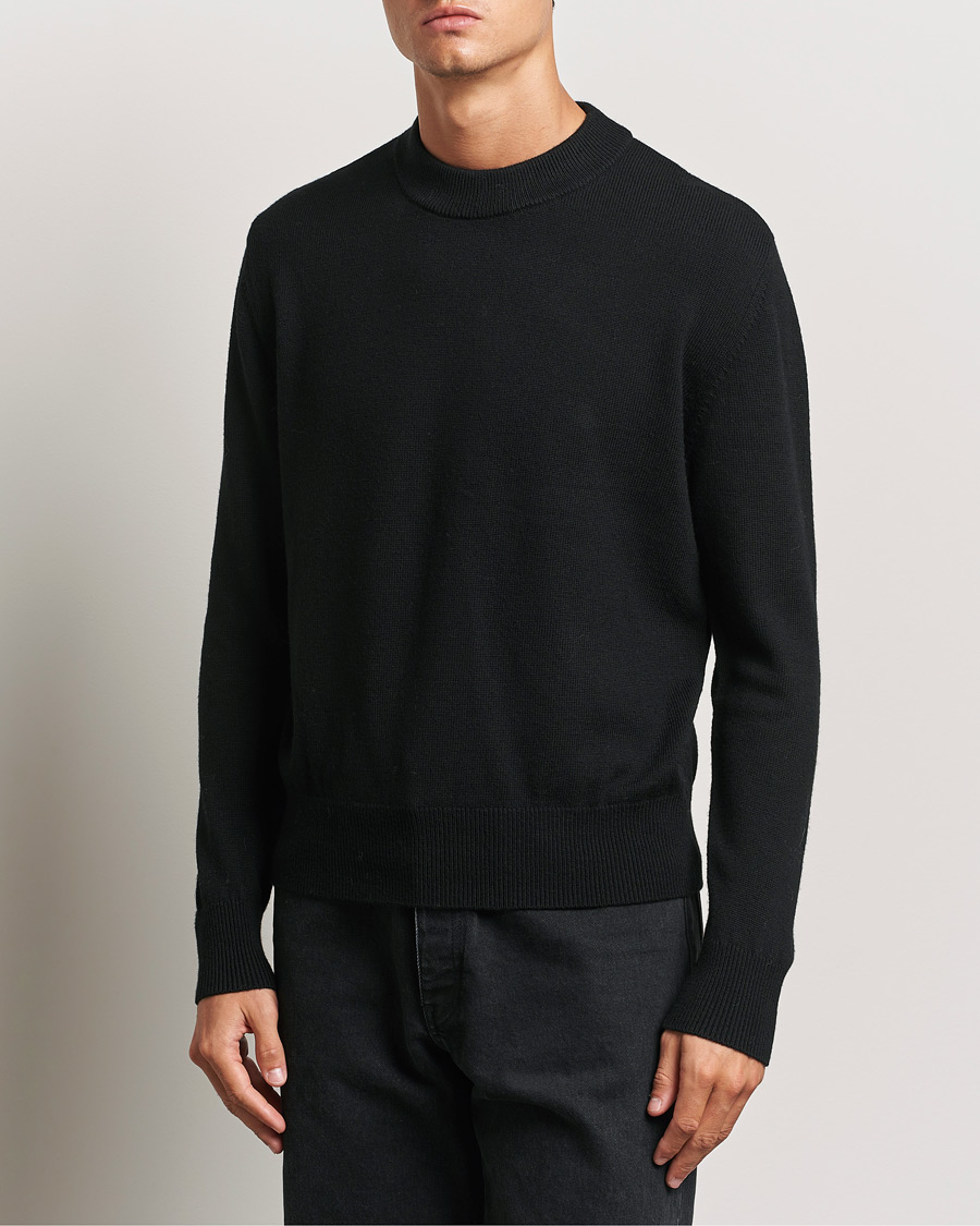Herren | Pullover | Sunflower | Moon Merino Crewneck Black