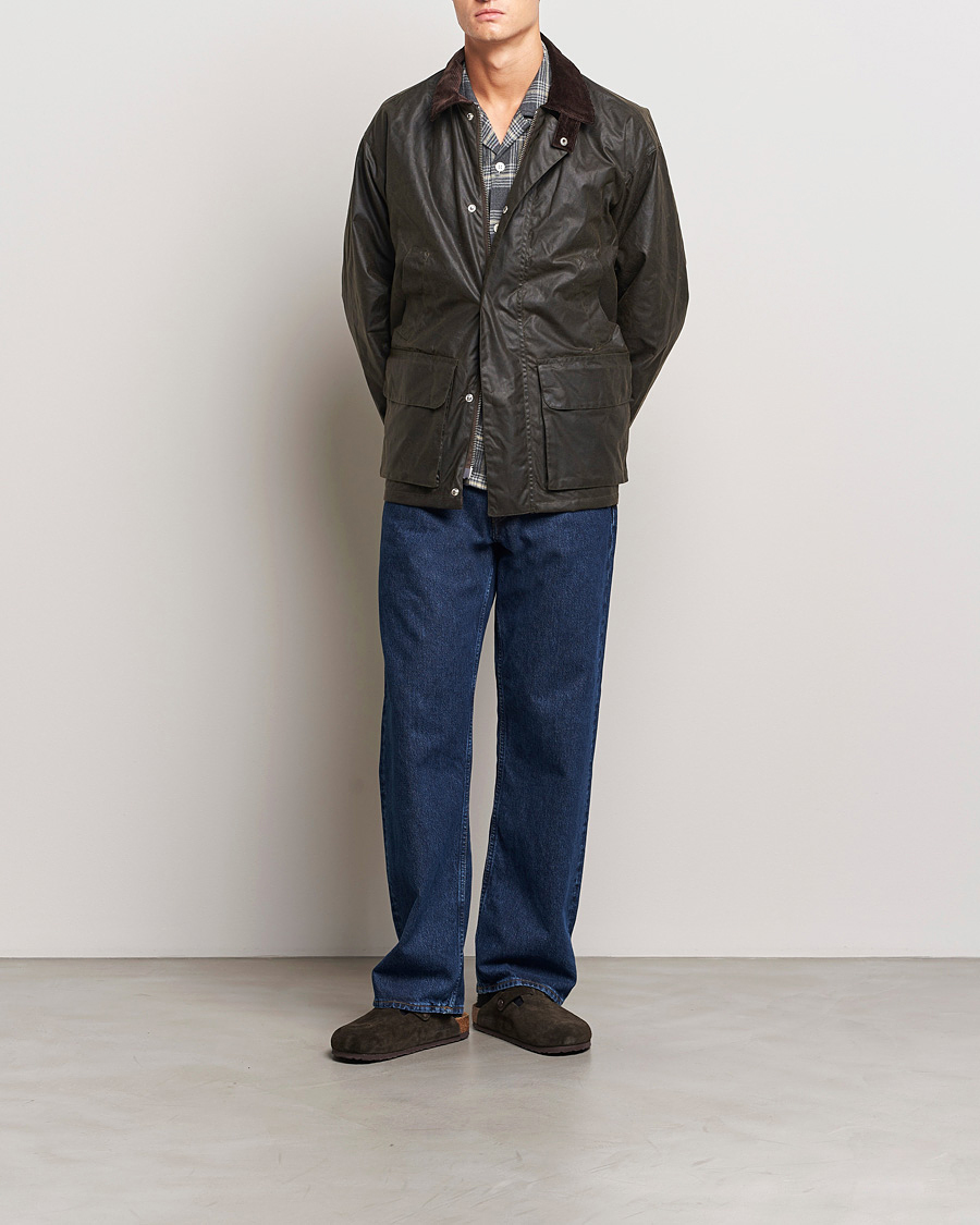 Herren | Jacken | Sunflower | Waxed Leisure Jacket Olive