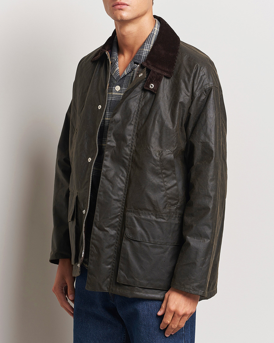 Herren | Jacken | Sunflower | Waxed Leisure Jacket Olive