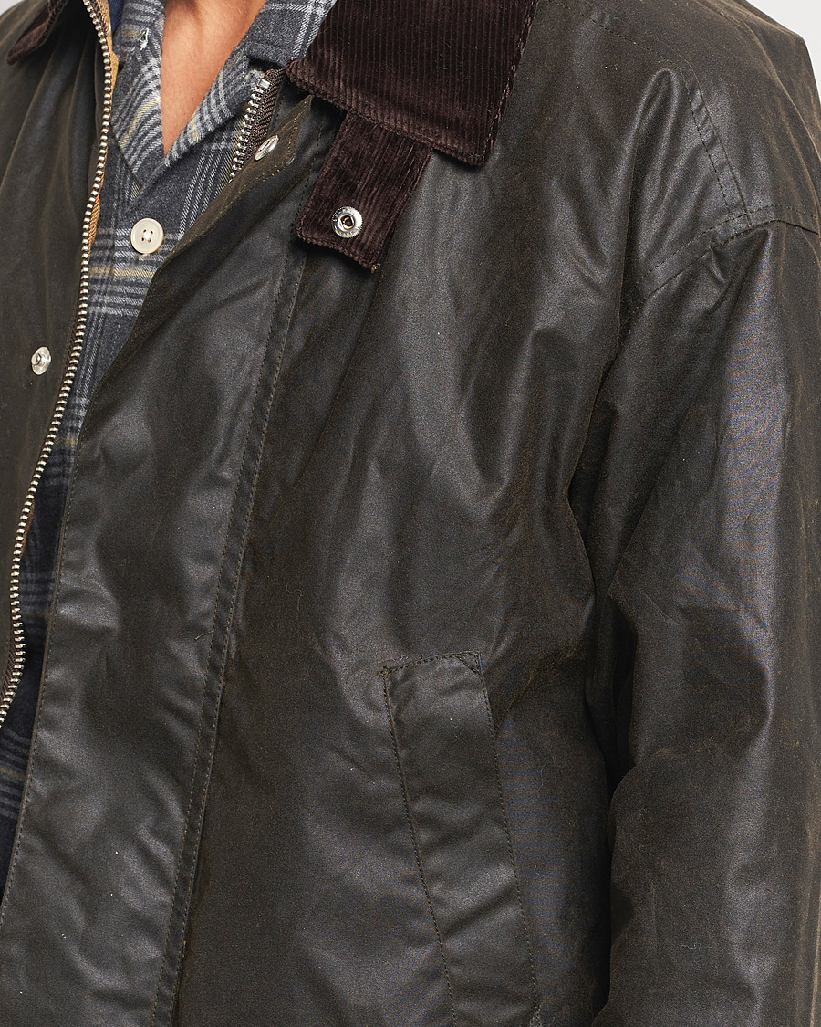 Herren | Jacken | Sunflower | Waxed Leisure Jacket Olive