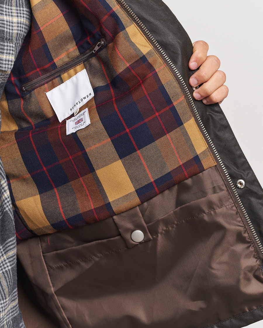 Herren | Jacken | Sunflower | Waxed Leisure Jacket Olive