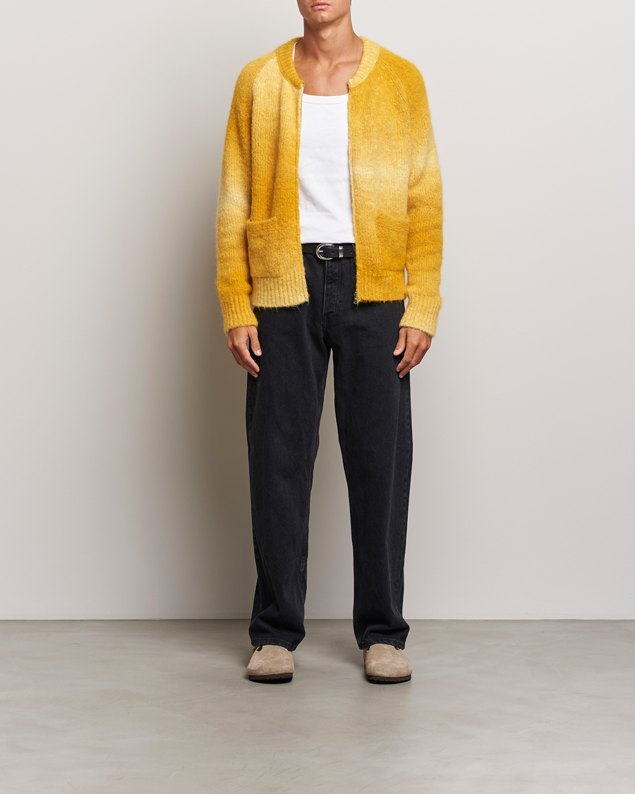 Herren | Pullover | Sunflower | Ombre Zip Cardigan Yellow