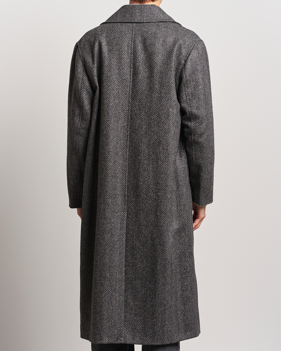 Herren | Jacken | Sunflower | Herringbone Wool Coat Antracite