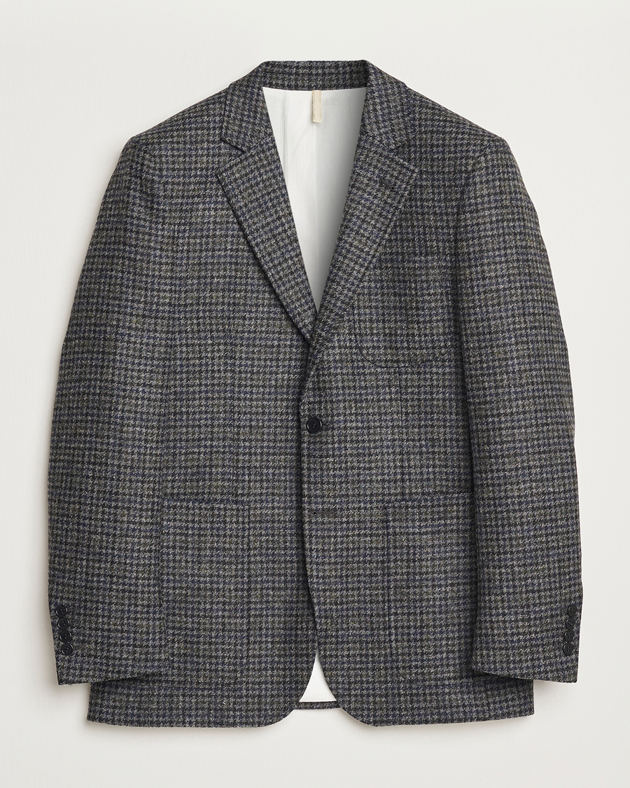 Herren | Sakkos | Sunflower | Tweed Blazer Grey Check