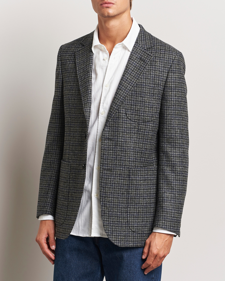 Herren | Sakkos | Sunflower | Tweed Blazer Grey Check