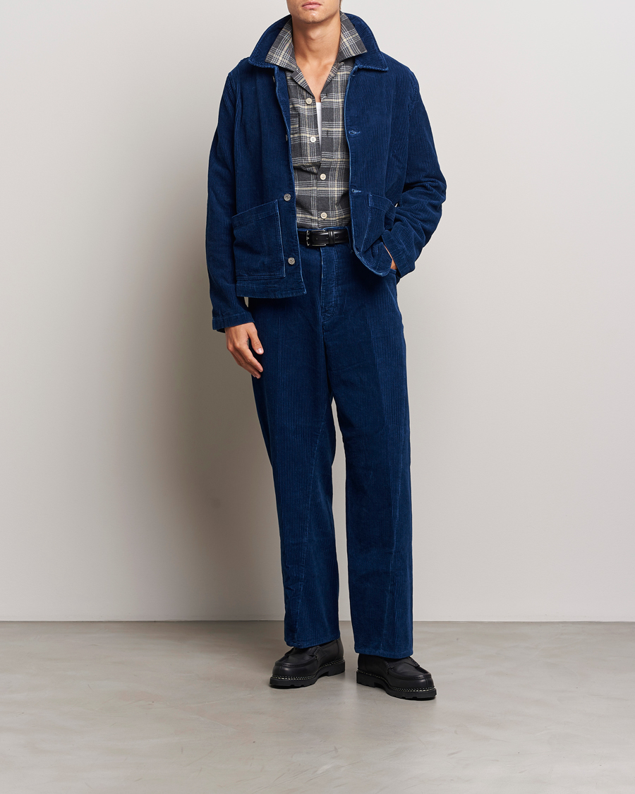 Herren | Jacken | Sunflower | Corduroy Worker Jacket Indigo