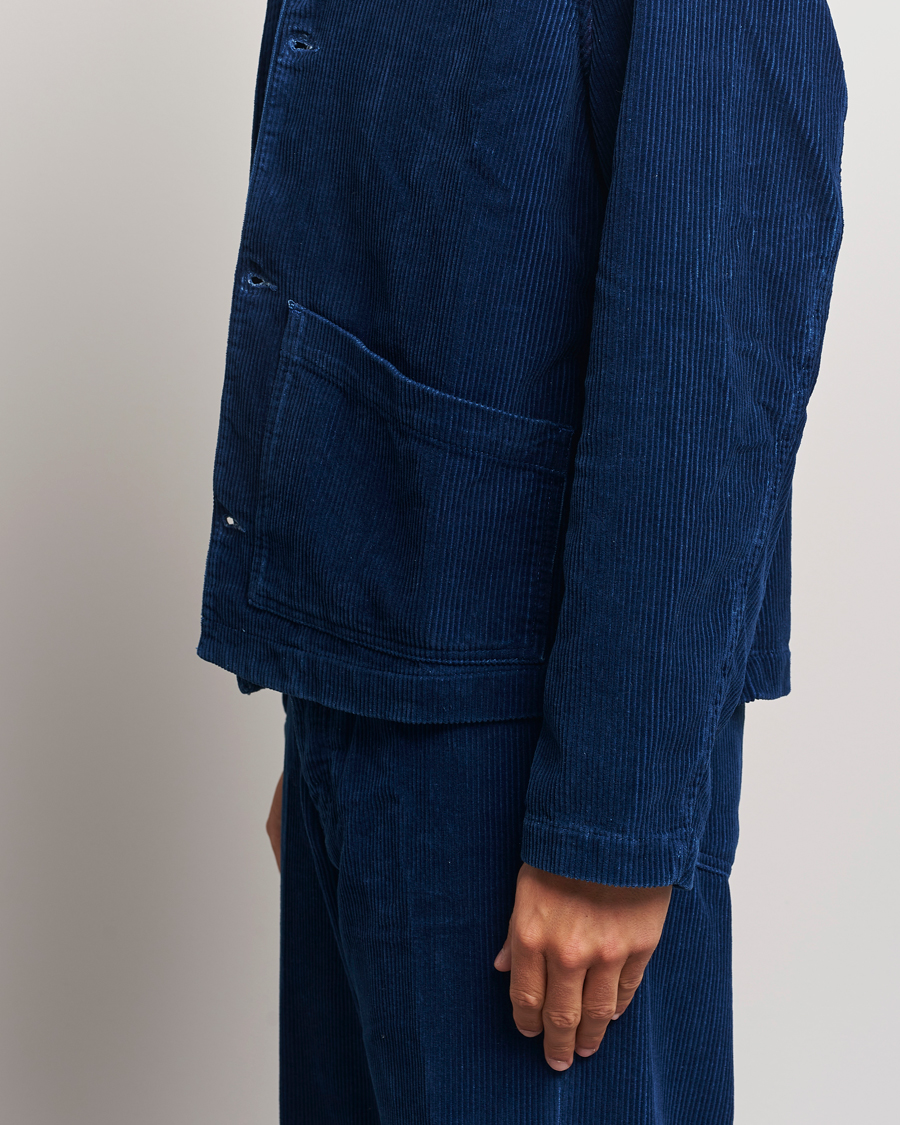 Herren | Jacken | Sunflower | Corduroy Worker Jacket Indigo