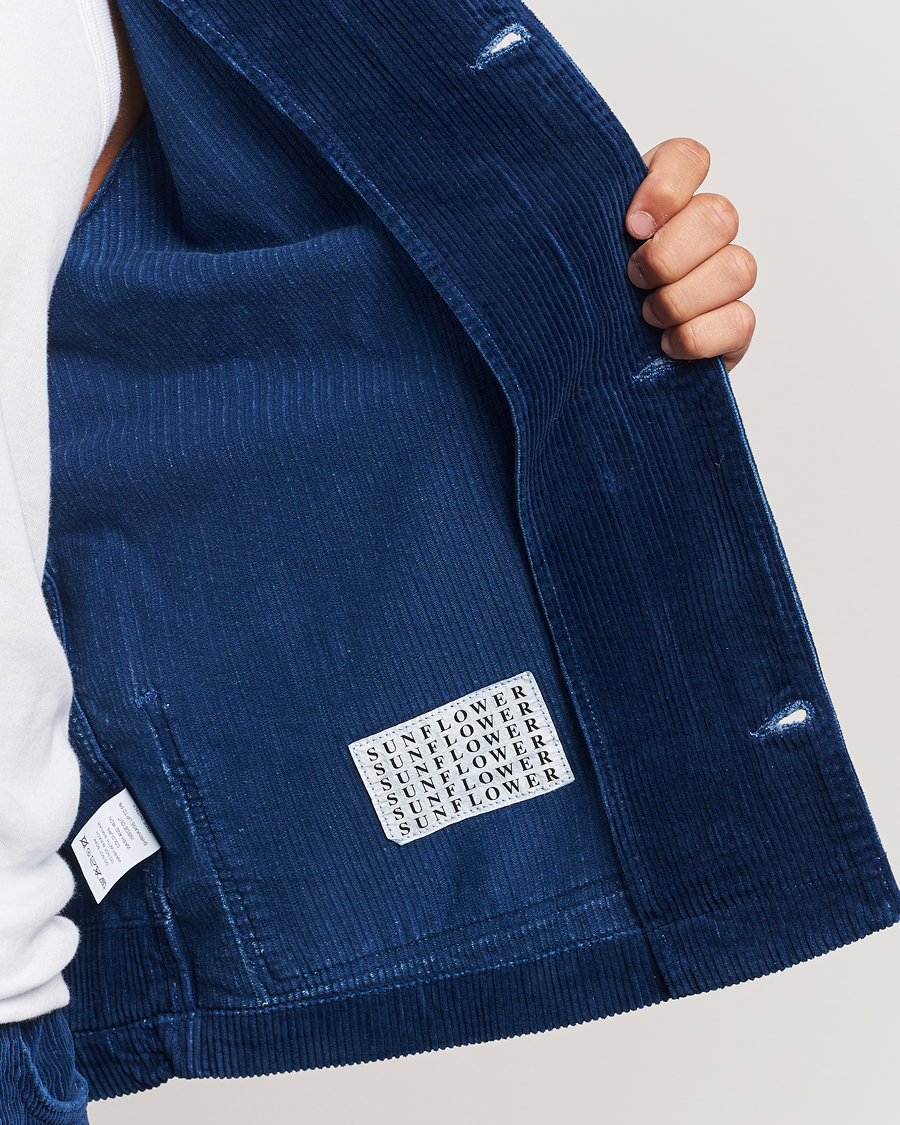 Herren | Jacken | Sunflower | Corduroy Worker Jacket Indigo